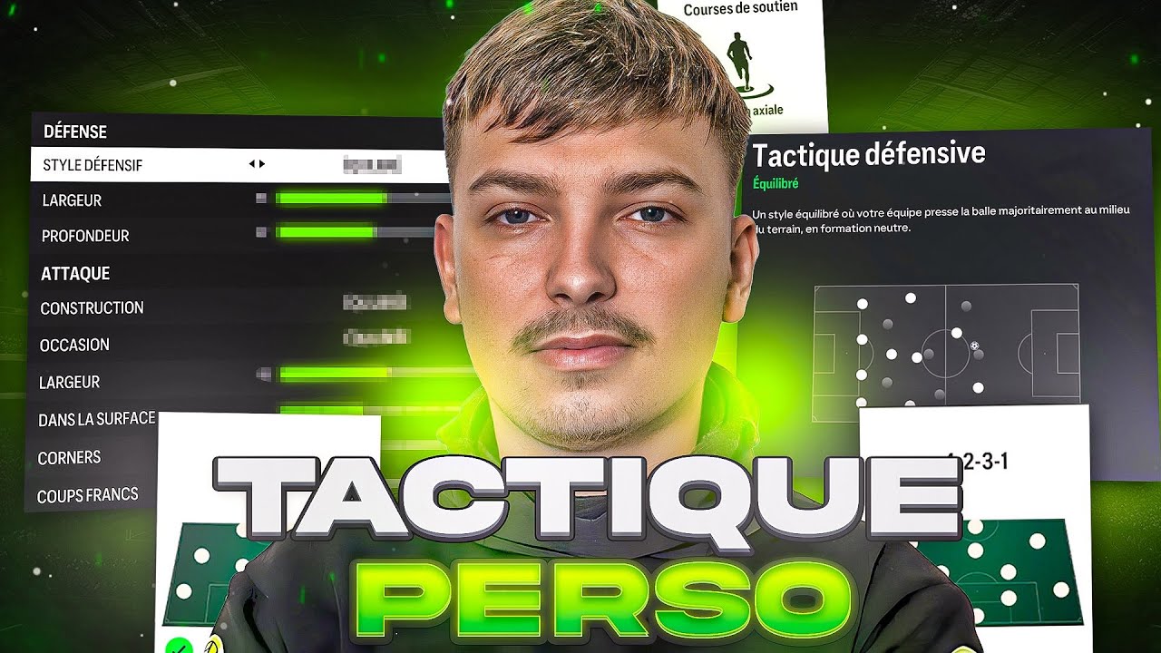 MA PREMIÈRE TACTIQUE PERSO SUR FC 24 ! 🔥