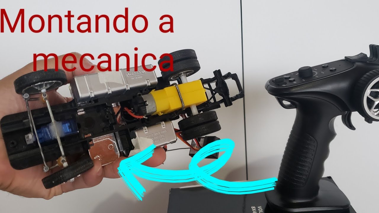 Montando a Miniatura Welly Com Controle Remoto 2°vídeo.