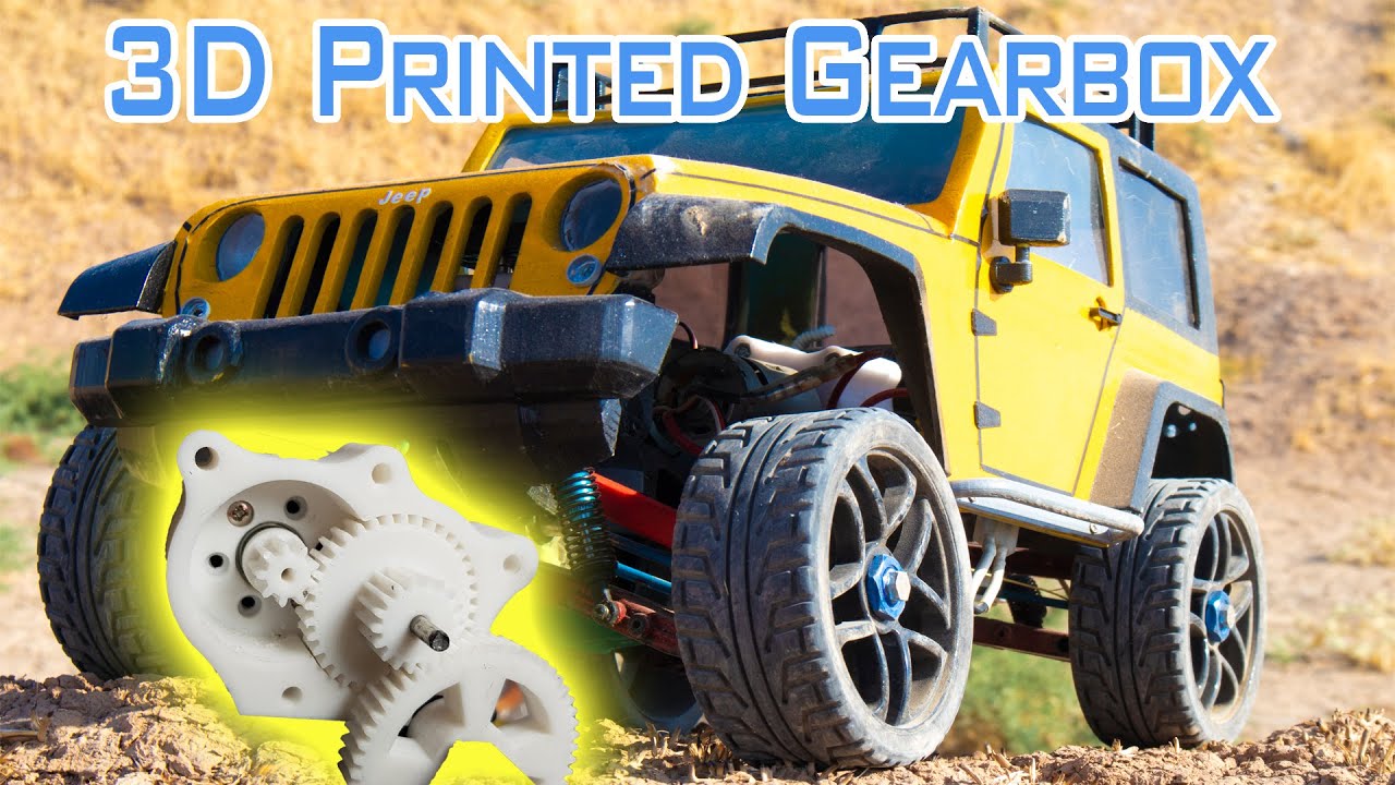 3d printed Gearbox to make it crawler RC car, How to 3d print gear| Scale Addiction