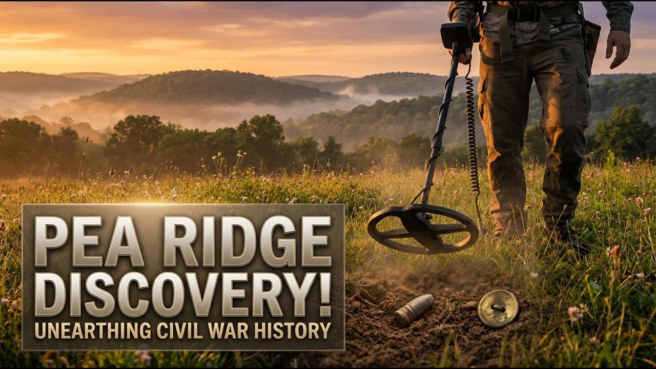 Metal Detecting Battle of Pea Ridge! Civil War Relics in the Ozarks!