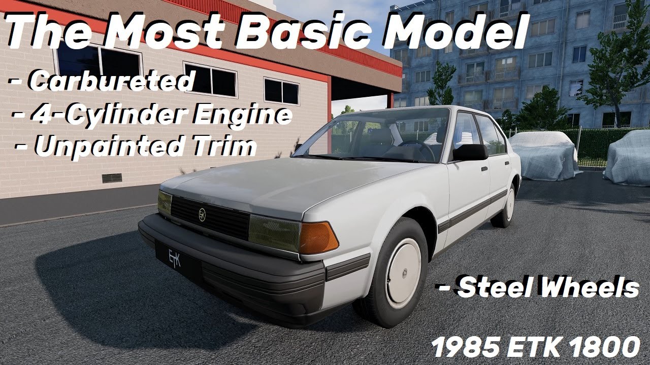 BeamNG.drive (Mod) Freeroam: Polish Roads - 1985 ETK 1800