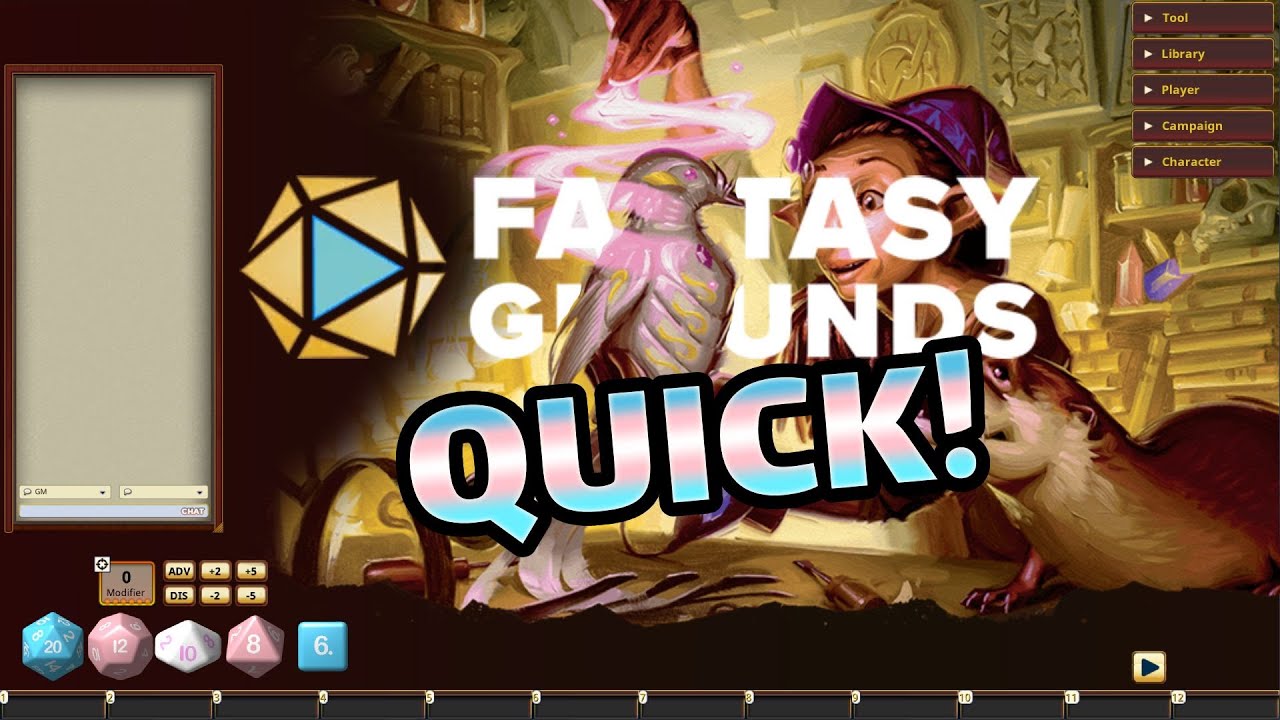 Creating Homebrew in FGU | Fantasy Grounds Quick!