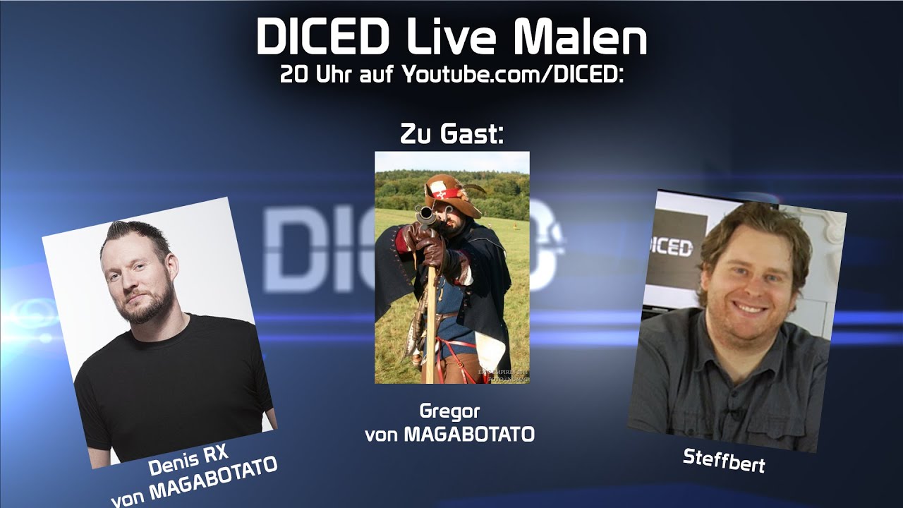 Live Malen Februar 2016  | Dennis_RX und Gregor von MAGABOTATO und Steffbert | DICED