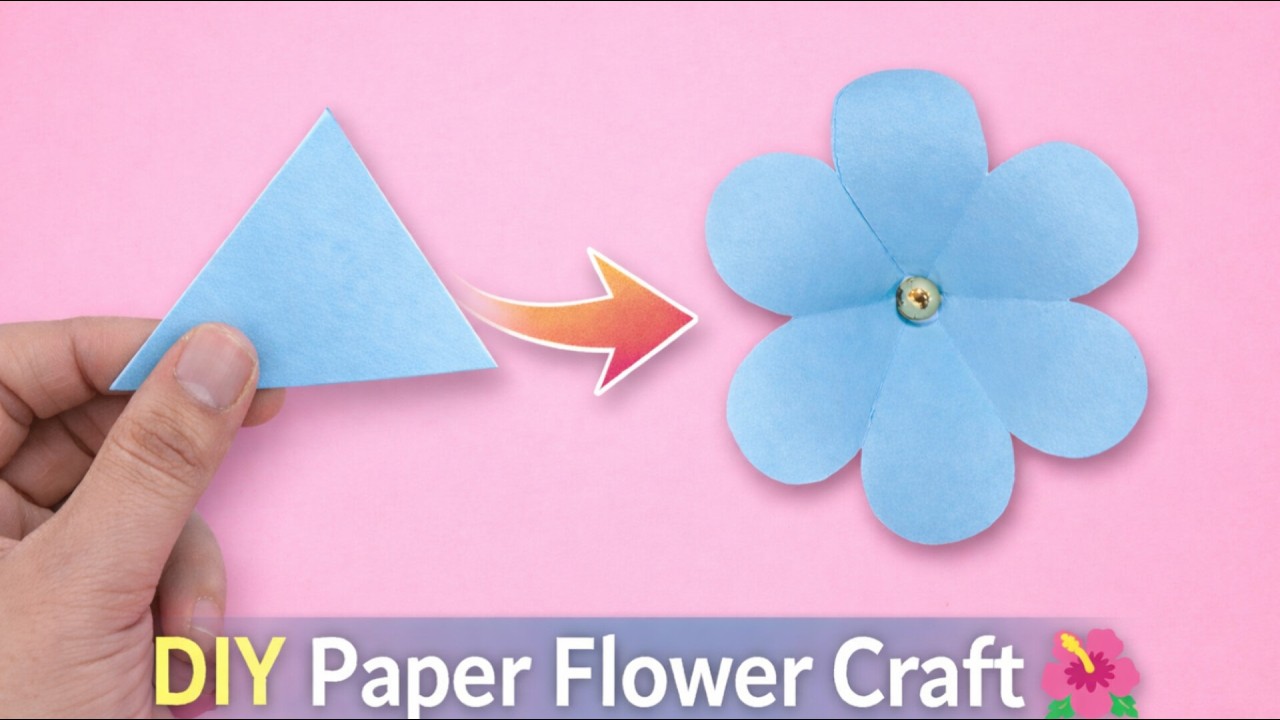 How to make paper flower Step by Step/Very Easy Paper Flower Craft/Paper Flower/Diy Paper Flower/Diy