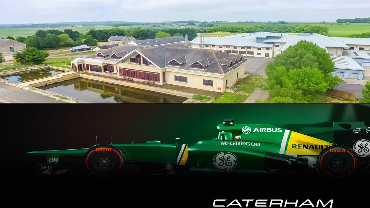 Abandoned Team Caterham Formula 1 factory