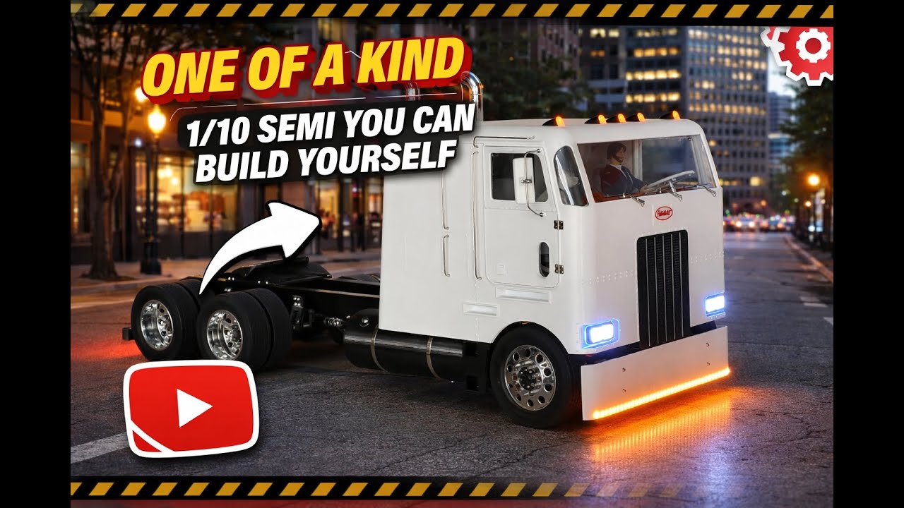 FINALLY! A 1/10 Semi you can build yourself!