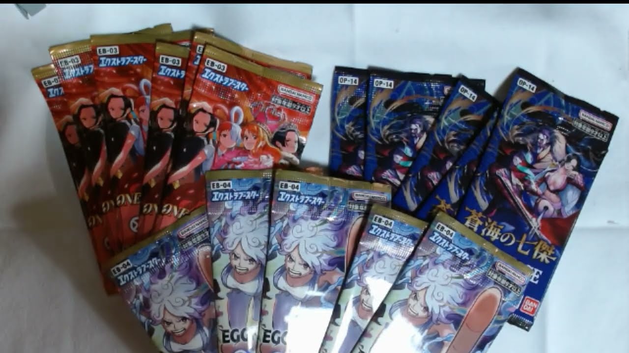 狙うはBISAIさんゾロ！！なにがでるかな？かき集めたワンピースバラパックを開封していくぅ！！