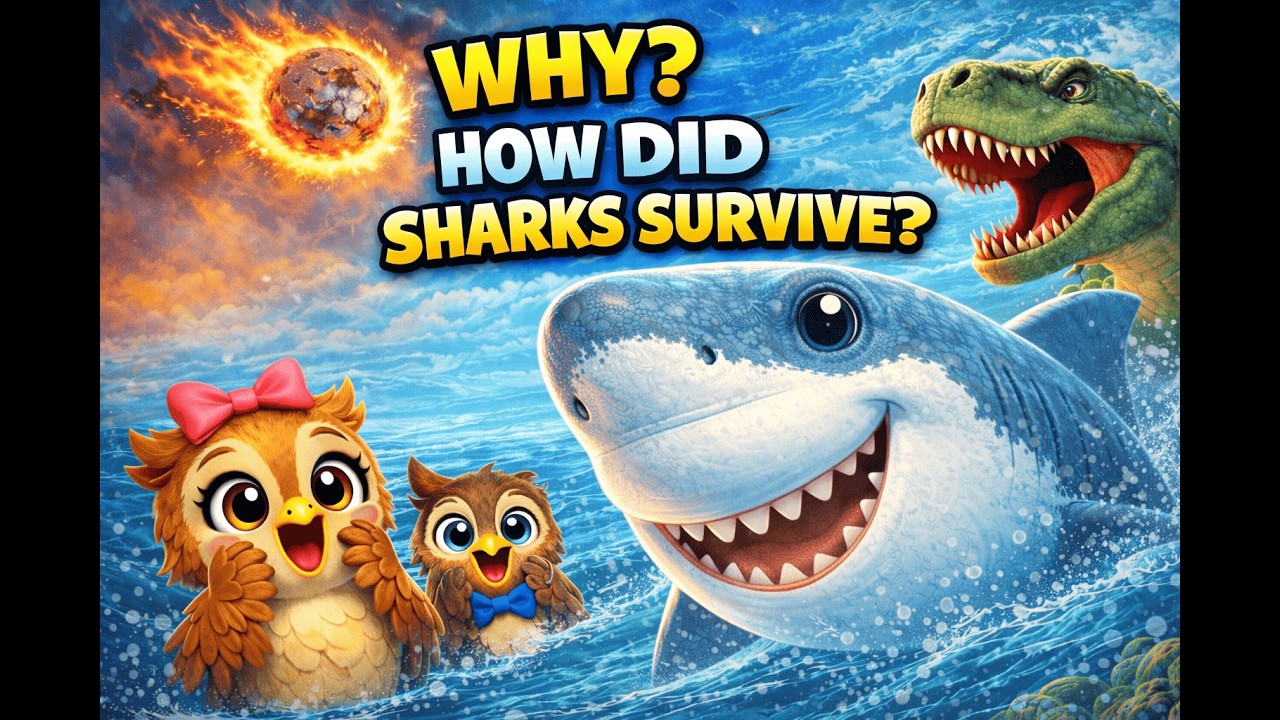Why Did Sharks Survive When Dinosaurs Went Extinct? 🦈🦖