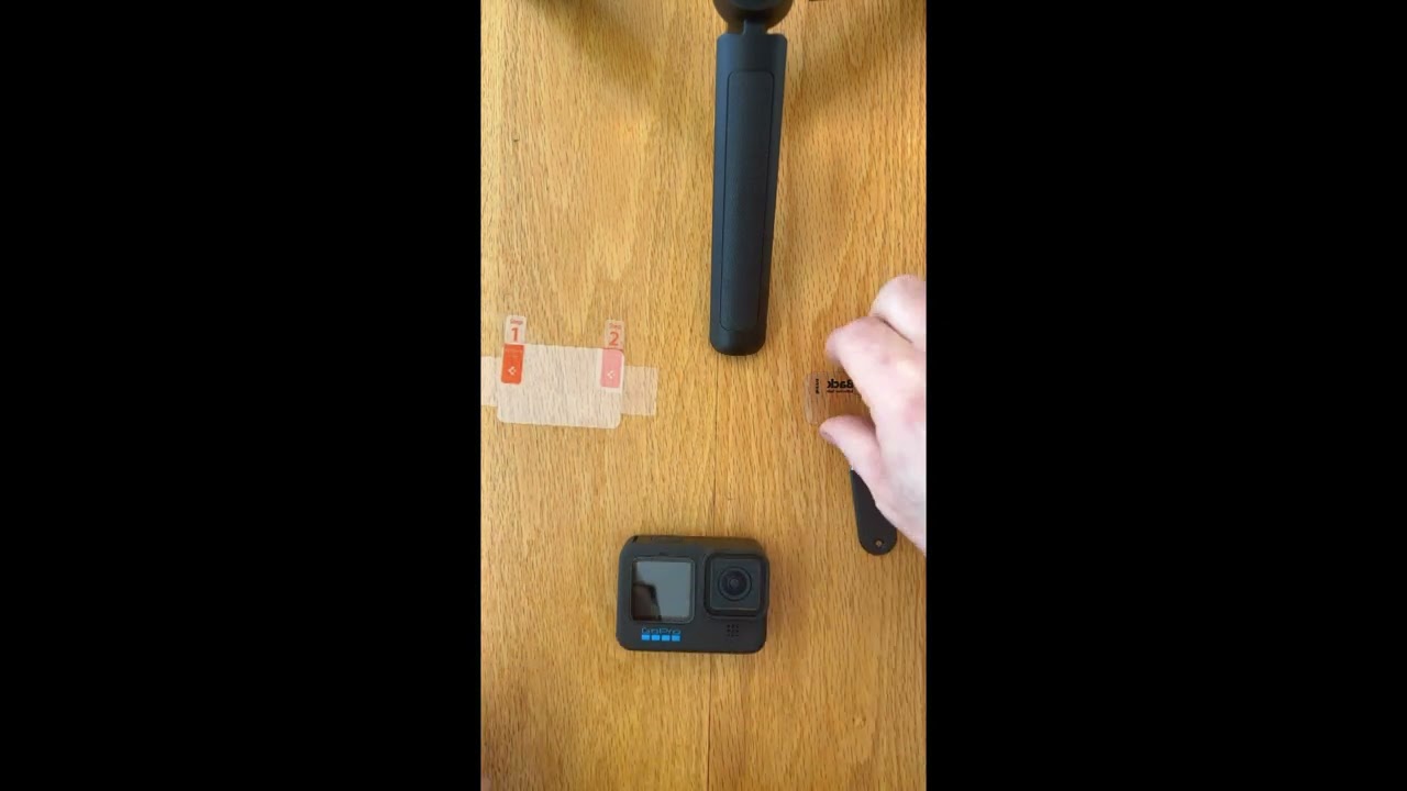 Spigen GoPro Hero 10 Screen Protector Installation