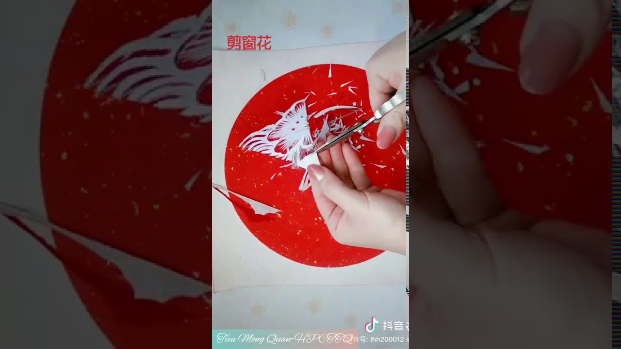 Nghệ thuật cắt giấy thủ công Trung Hoa