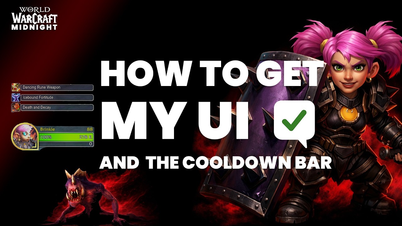 My Highly Requested UI and Defensive Cooldown Bar Video - Midnight