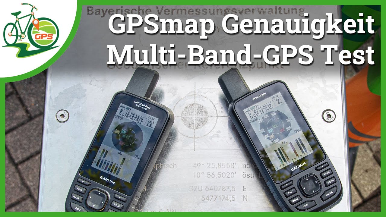 Garmin GPSmap 66sr & 65s 🚵 Multi Band GPS 🆕 Test & Vorstellung 🏁 Höhere Präzision?
