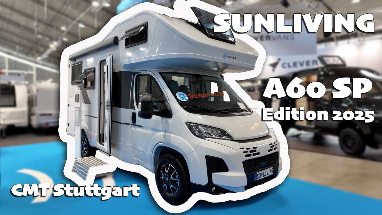 🦊 🎥 Full tour SUNLIVING A60 SP Edition 2025 I Alcove camper I CMT 2025