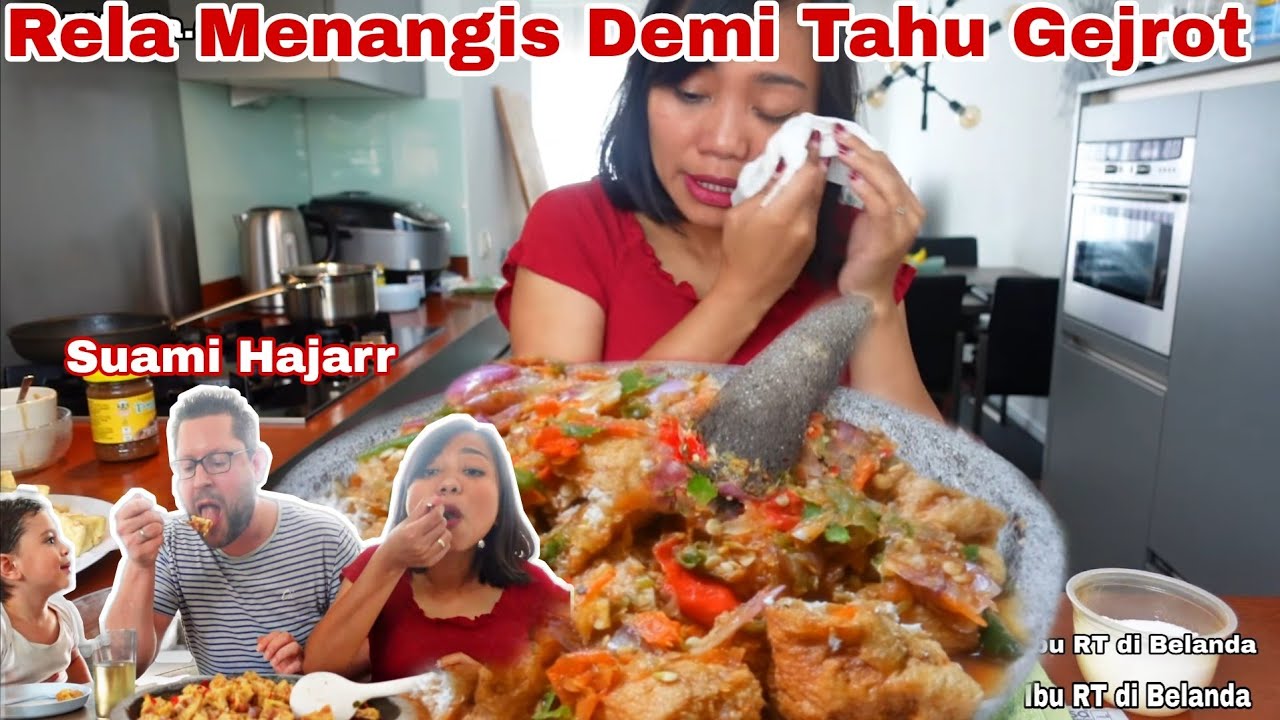 BIKIN TAHU GEJROT PERTAMA KALI SAMBIL BERLINANG AIR MATA, SUAMI LANGSUNG SUKA