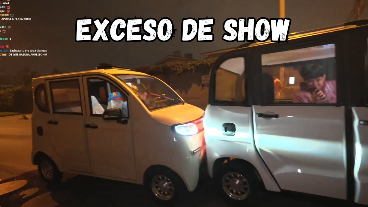 EMETSUKI LE CHOCA EL CARRO DE TEMU A SACHA (EXCESO DE SHOW)