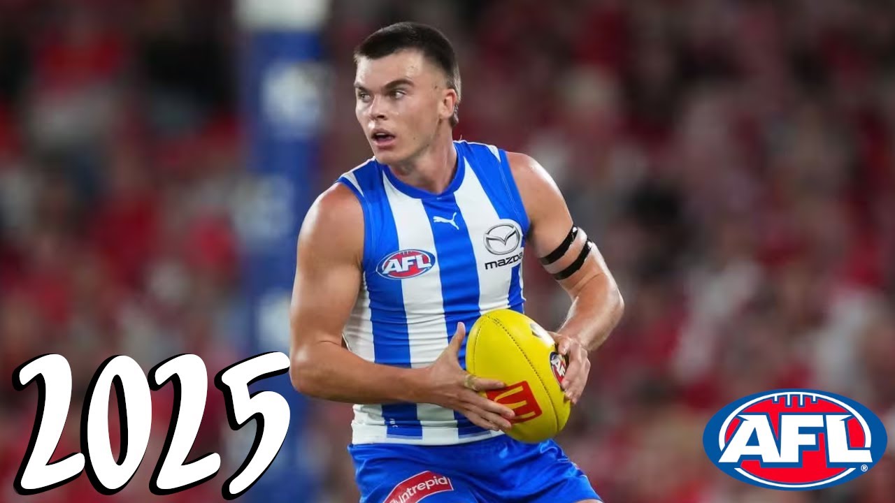 Colby McKercher | AFL Highlights 2025 | Smooth Ball Movement on Show