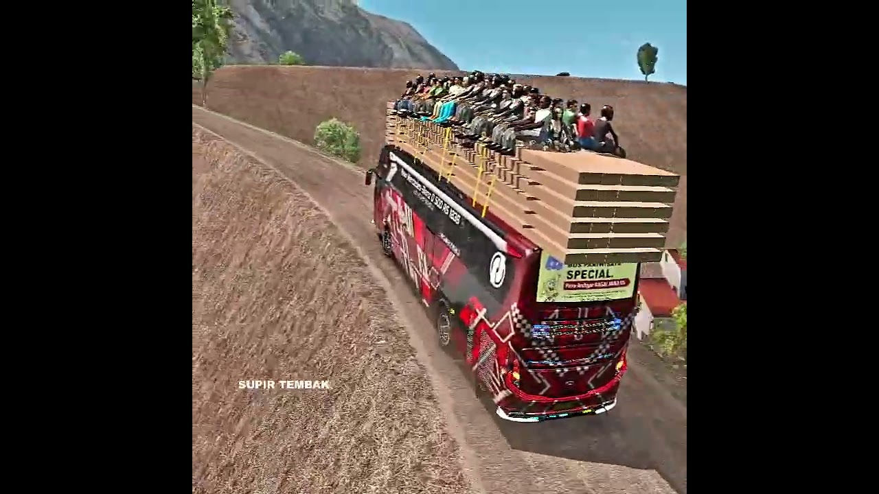 Caught on Camera: Insane Mountain Bus Ride! - Eyro Truck Simulator 2