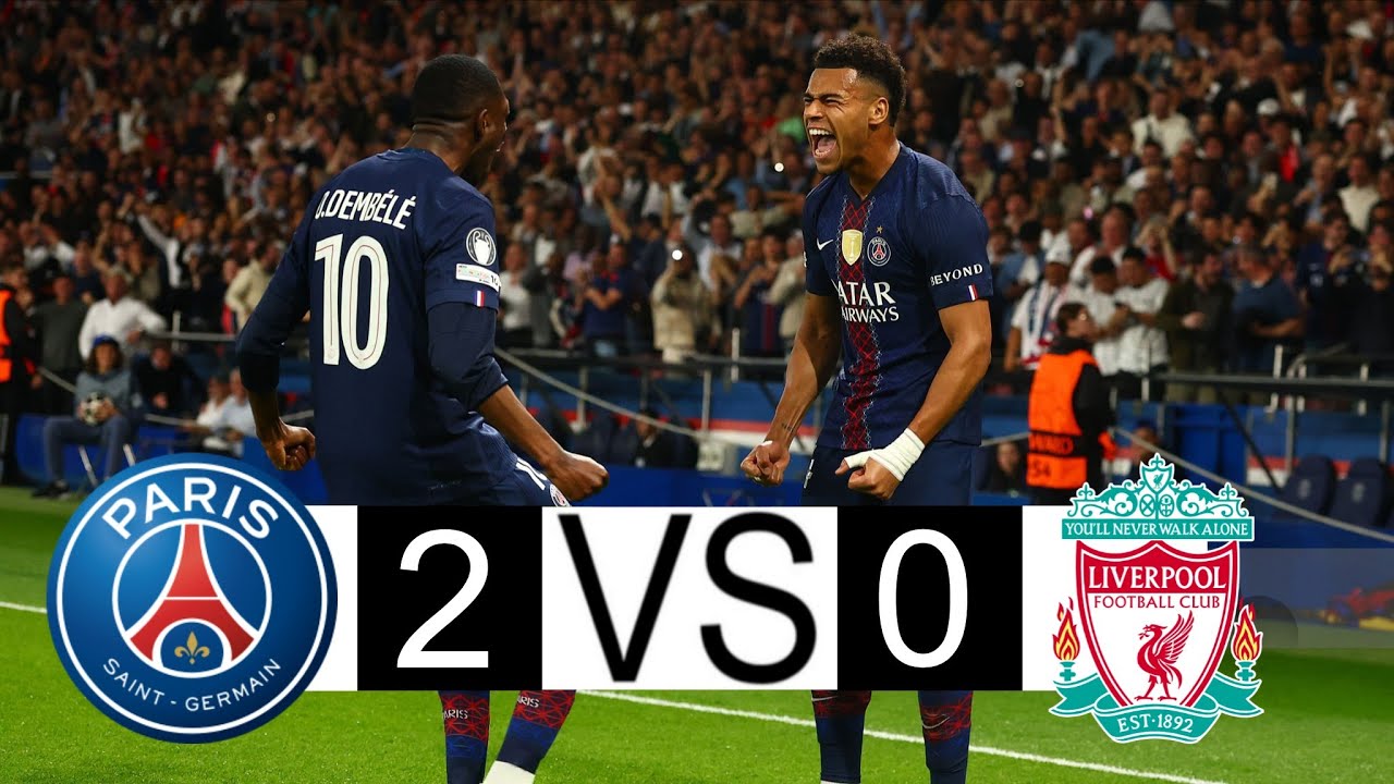 PSG vs Liverpool | 2-0 | extended highlights and goals | champions league 2026