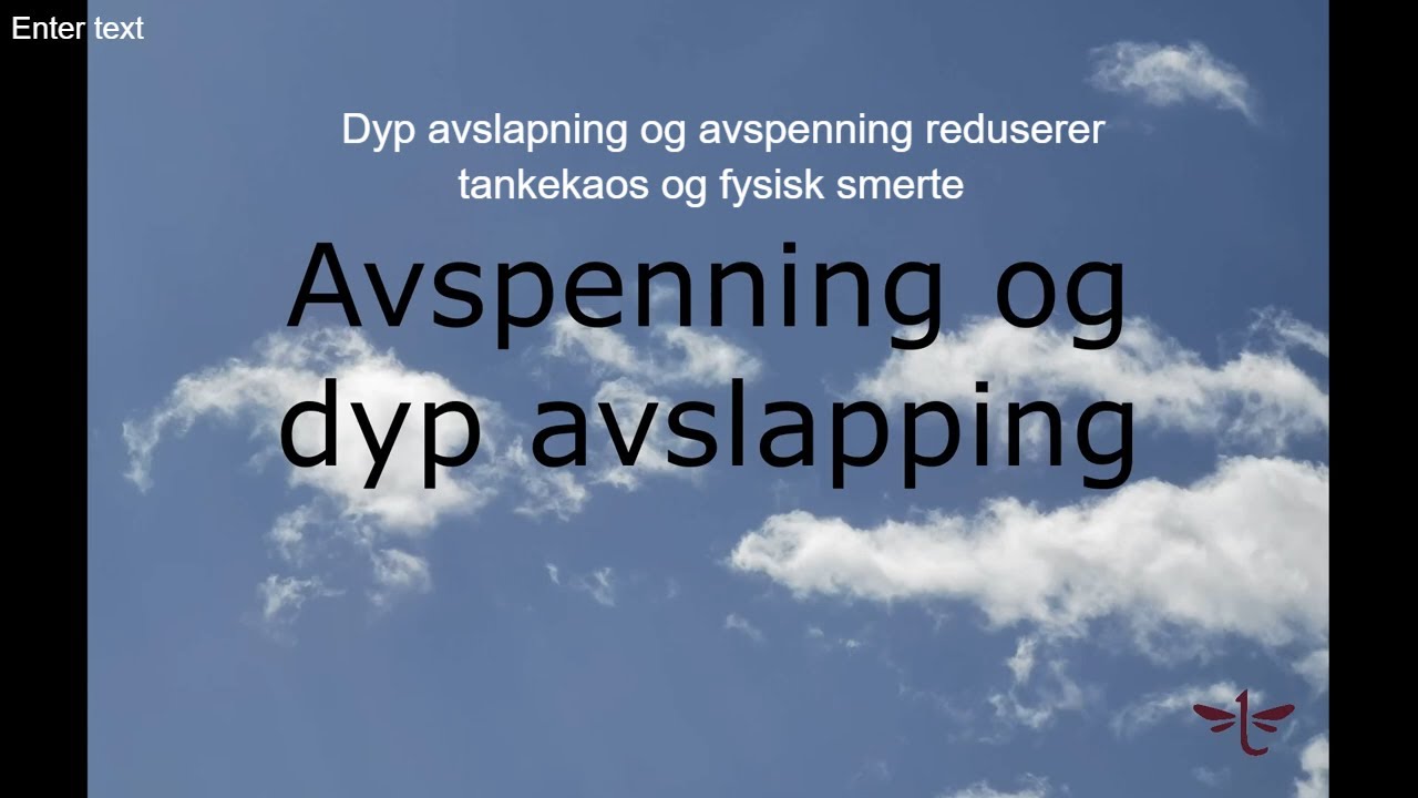 Avspenning og dyp avslapping