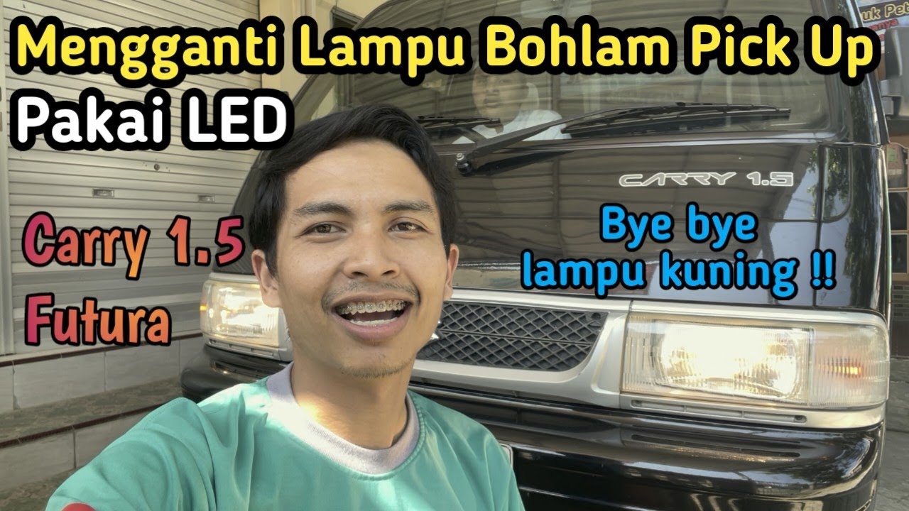 Ganti Lampu Neon Pickup Suzuki Carry Futura Pakai LED Keren