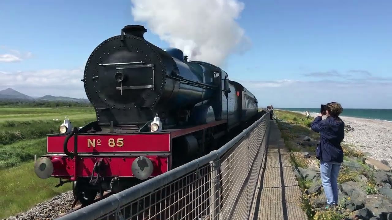 Steam Train in County Wicklow - IRELAND