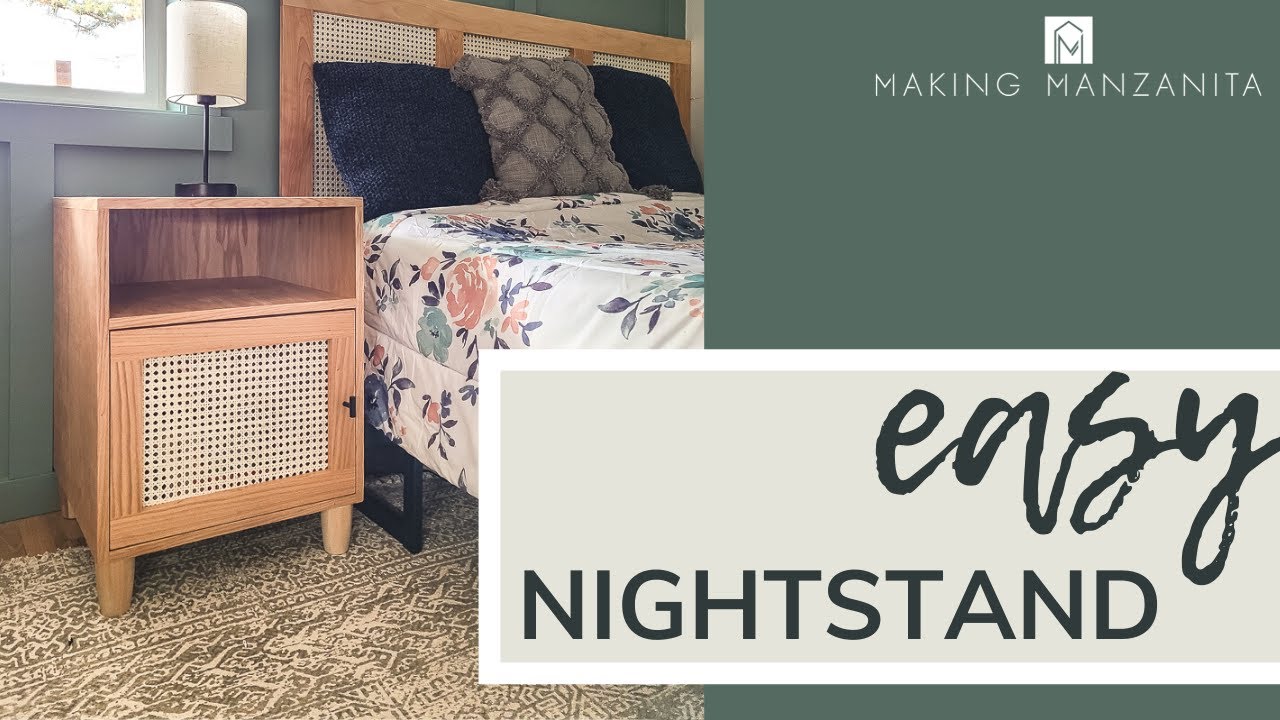 DIY Nightstand Build: Easy Woodworking Project with Plans