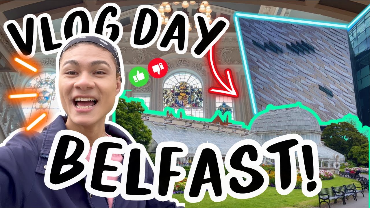 AS MELHORES COISAS PARA FAZER EM BELFAST EM UM DIA | VLOG DE VIAGEM