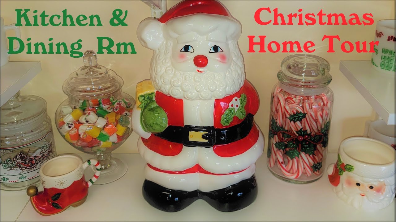 VINTAGE CHRISTMAS RETRO HOME TOUR, Pt 3, Goodwill Thrifted Holiday Décor with Relaxing Music