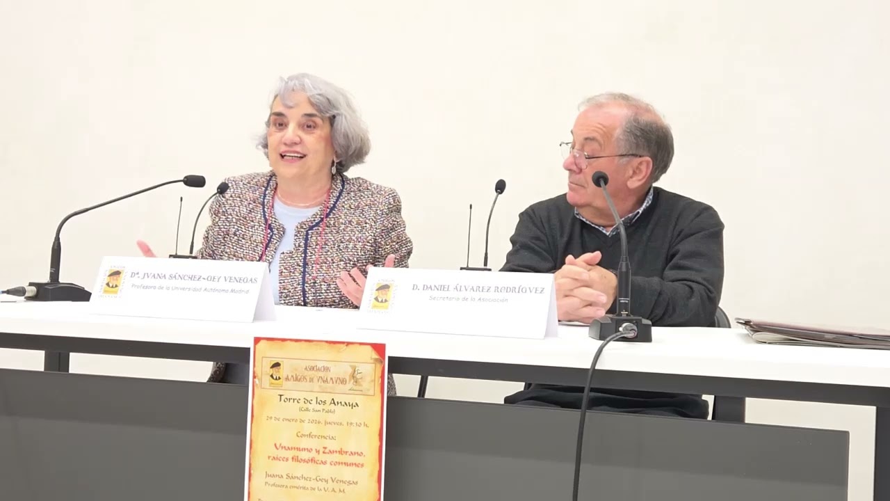 Unamuno y Zambrano, raíces filosóficas comunes