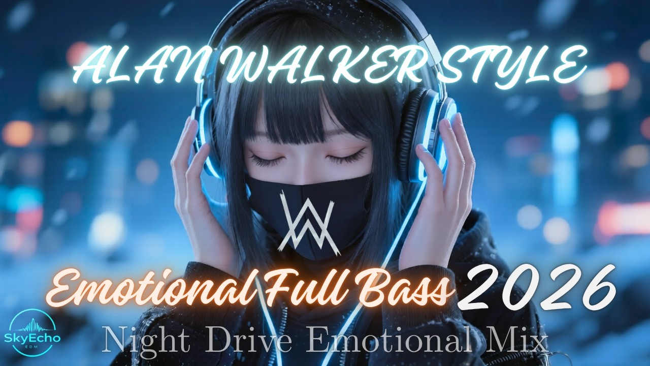 🎧 Alan Walker Style Full Bass Remix 2026 💥 Never Let Me Fall | Emotional Bass EDM | Night Drive Mix