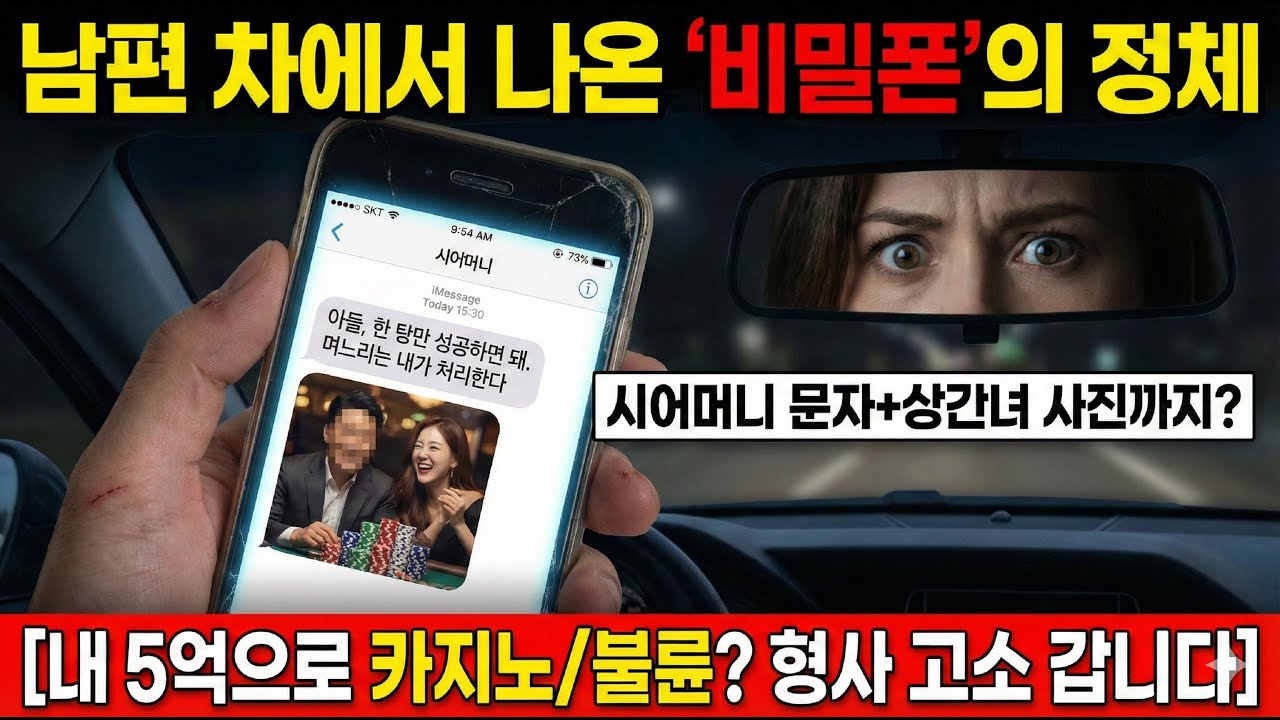 내 집 마련 5억 들고 '강원도 카지노' 간 남편, 옆에서 웃고 있던 여자의 정체 (충격 실화)