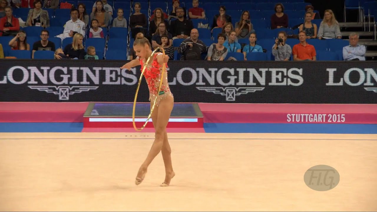 Aleksandra SOLDATOVA (RUS) 2015 Rhythmic Worlds Stuttgart - Qualifications Hoop