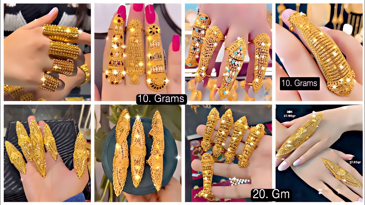 #2024 ❤️Gold Ring Designs For Women |Long Ring Design |Ring Design |Gold Ring/design #viral #vlog #8