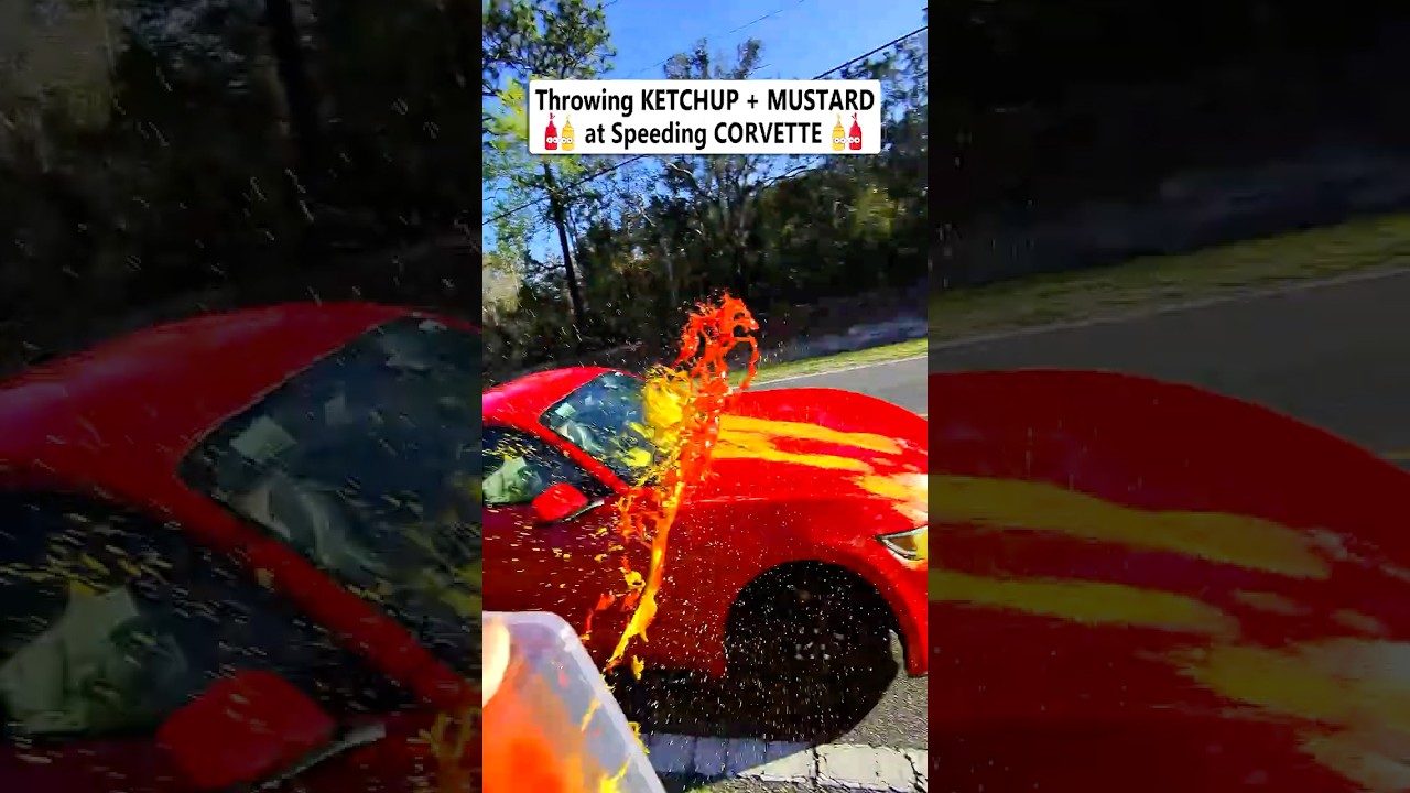 Бросить 10 фунтов горчицы 🌭 в преступника, устраивающего гонки 🤬