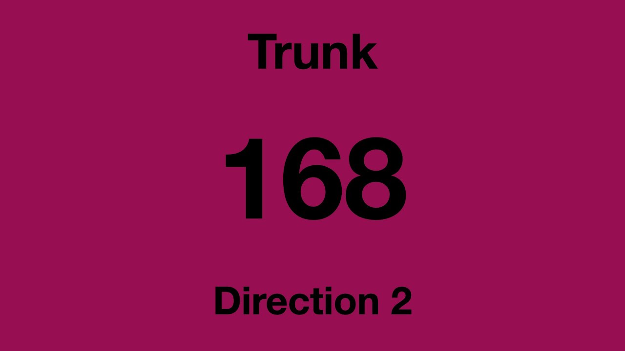 [SBS Transit] Trunk Bus Service 168 - Direction 2 Hyperlapse