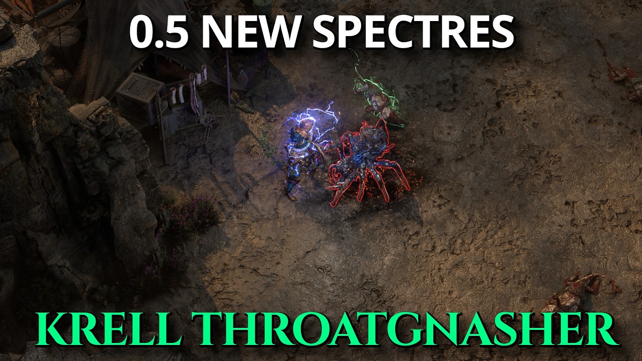 POE2 0.5 NEW Spectre - Krell Throatgnasher in T15 Endgame