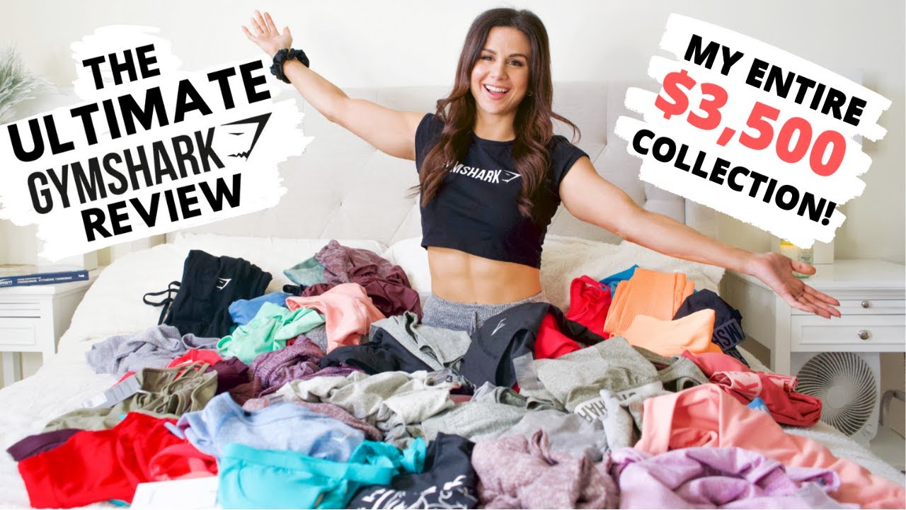 MY ENTIRE GYMSHARK COLLECTION!!! THE ULTIMATE REVIEW |  ASHLEY GAITA #GYMSHARK