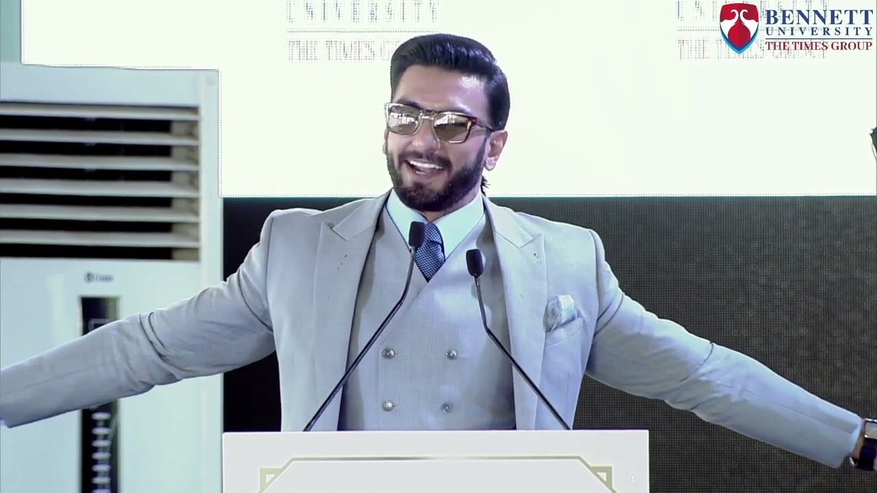 Bollywood SuperStar Ranveer Singh at Bennett University’s Convocation