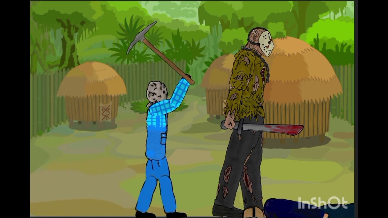 Zombie jason vs roy burns,part 2 jason ,part 6 jason, Freddy vs jason's jason,part 3 jason