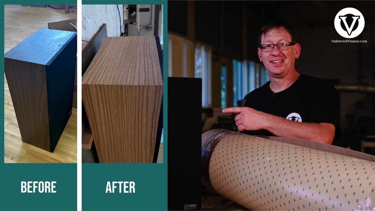 Restoring a Speaker with Our Premium 3m Peel & Stick (PSA) Wood Veneer