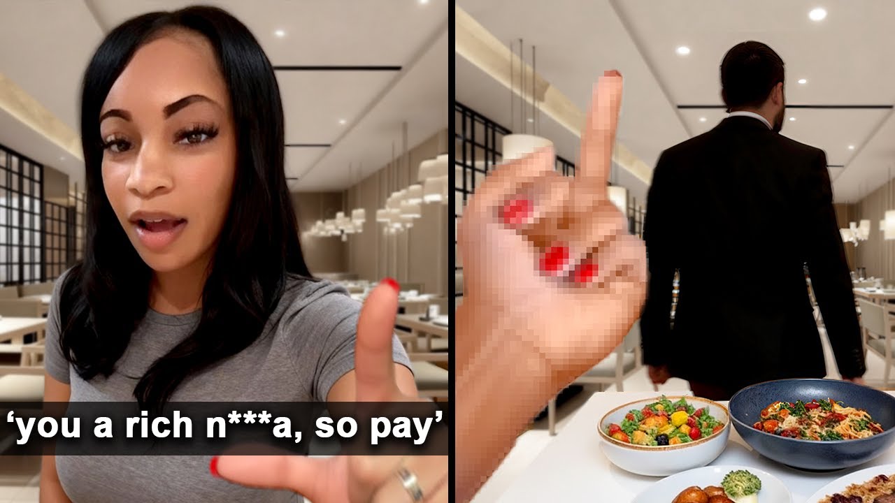 Gold Digger Ordered 6 Meals On First Date But High Value Man REFUSES To Pay And WALKS OUT&hellip;