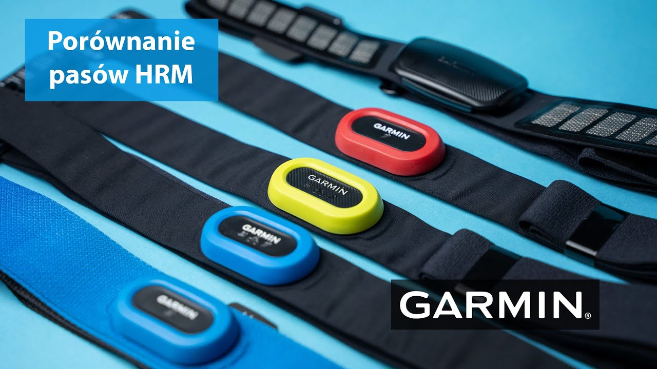 Czujniki tętna Garmin HRM - Por&oacute;wnanie