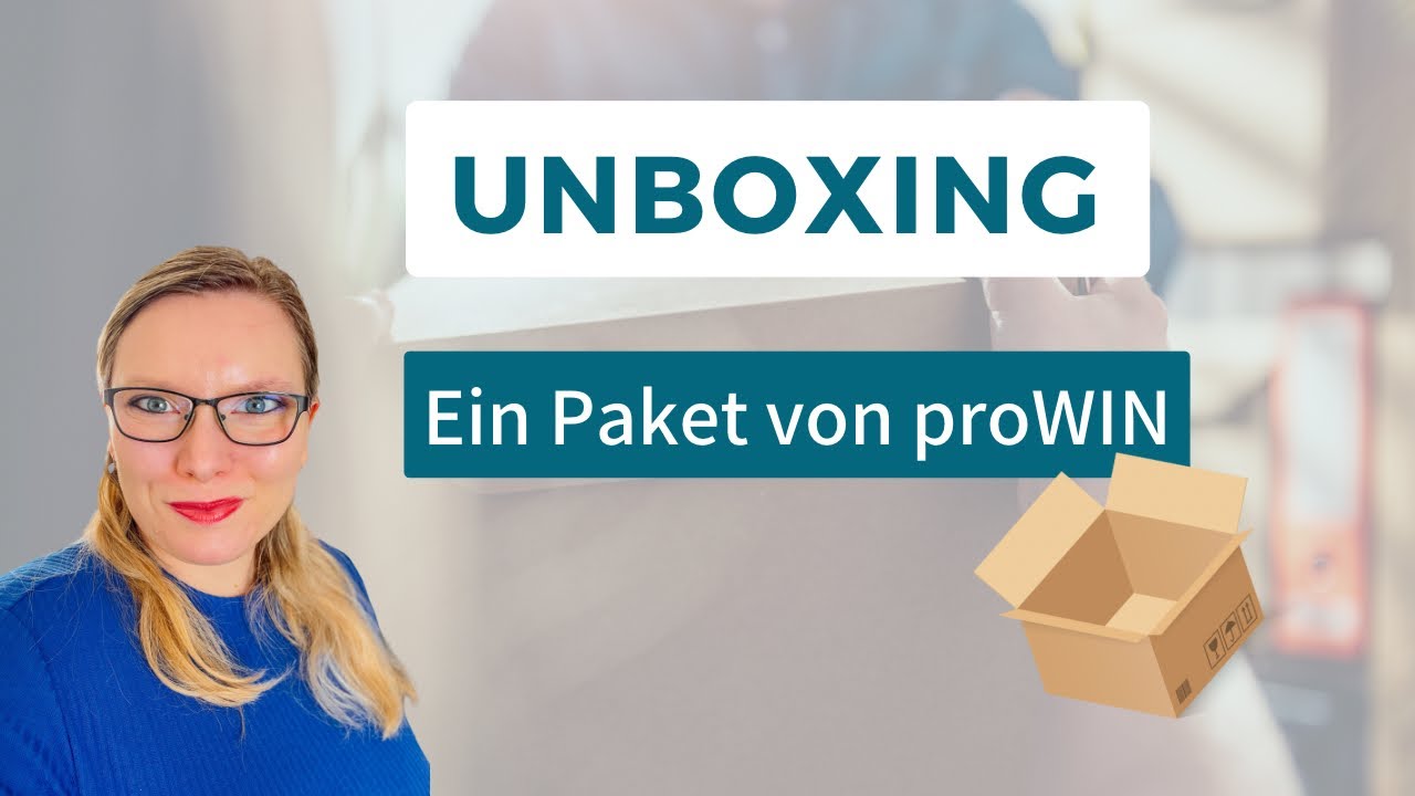 UNBOXING - ich habe ein Paket von proWIN erhalten