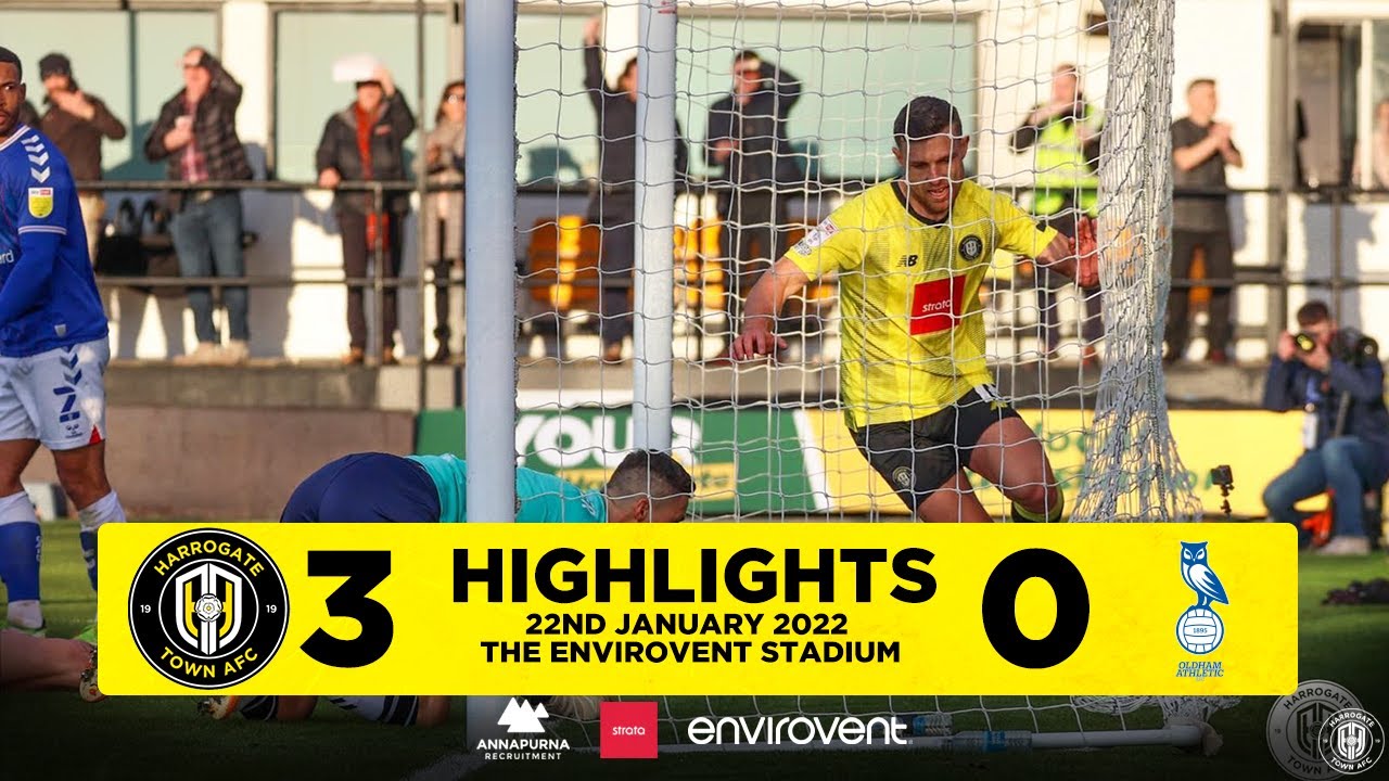 Harrogate Town 3-0 Oldham Athletic Highlights