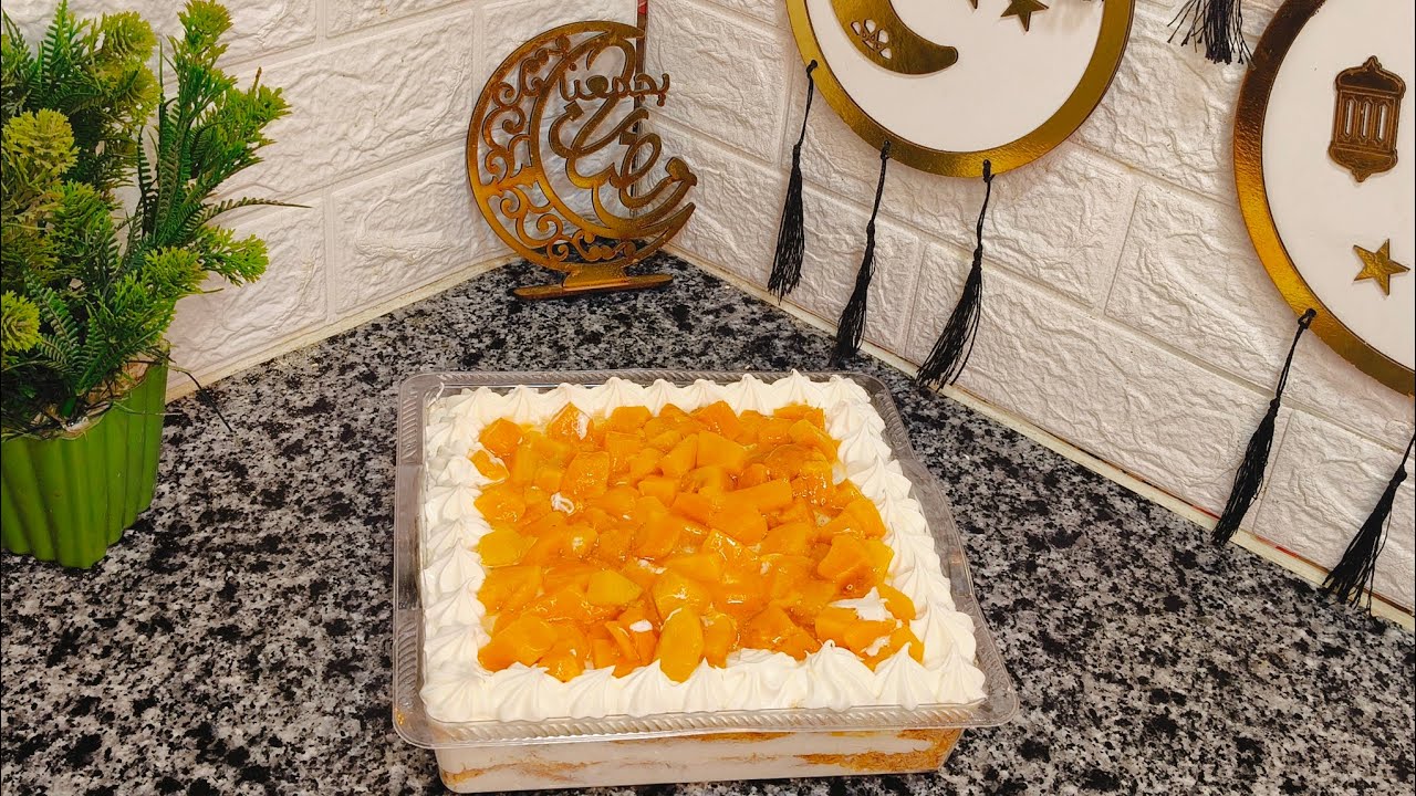 كنافه بالمانجا احلي من المحلات😍 سر الطعم والقوام المظبوط 😋#كنافه_بالمانجه#كنافة #حلويات_رمضان#رمضان 