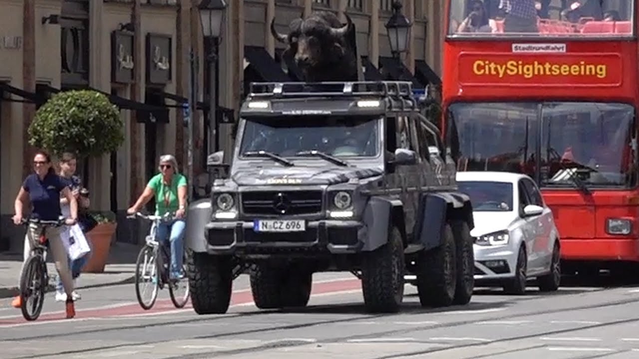 Supercars Terrorizing Munich - Bugatti Veyron, G63 6x6, Huracan, F12 & more!