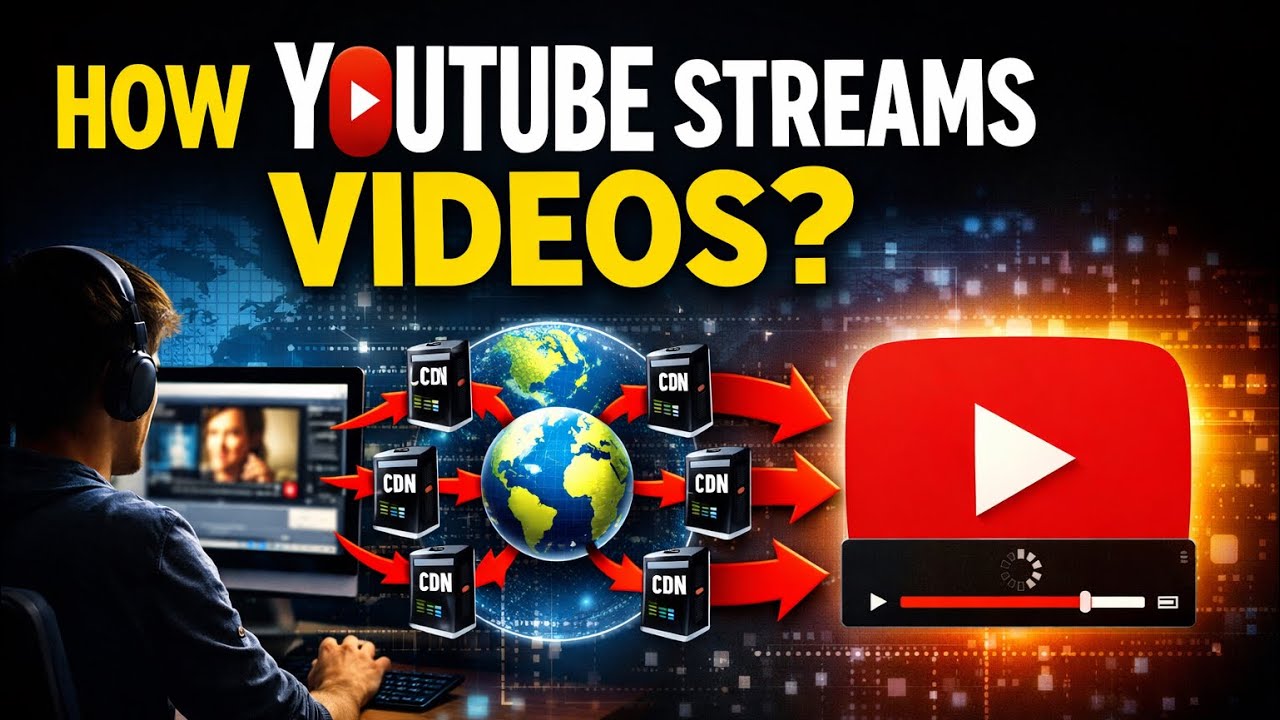 How YouTube Streams Videos to Millions Instantly | Streaming Architecture Explained