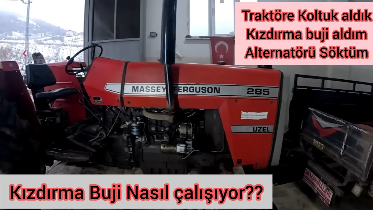 Traktörün Alternatörü Söktüm yeni Isıtma buji ve Koltuk alıp Taktım / Traktör Rahat Çalışacak mı?
