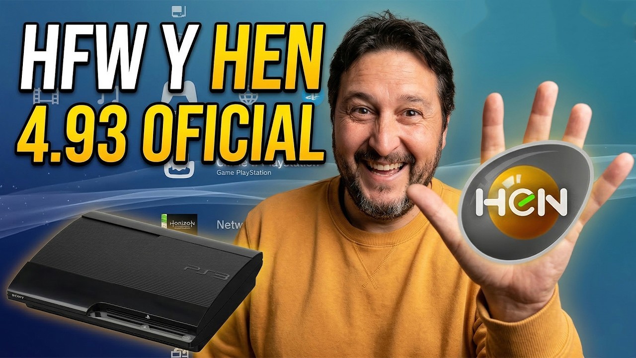 LIBERA TU PS3 CON HFW Y HEN 4.93 OFICIAL 🔥 EL MEJOR TUTORIAL DE TODO YOUTUBE