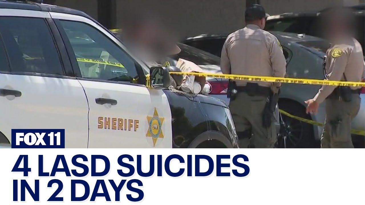 4 suicides in 2 days reported in LA County Sheriff's Department